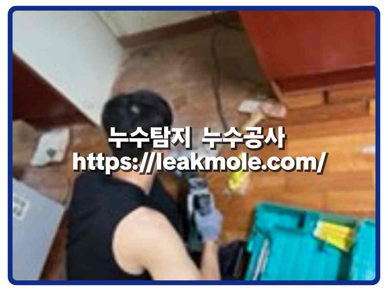 누수탐지 현장 작업 사진 11